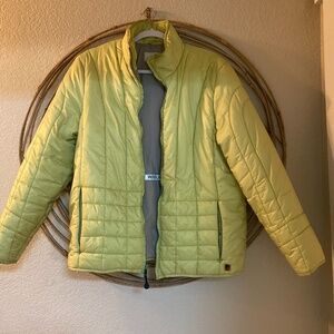 Woolrich Aloe Lime Green Winter Coat Women’s Sz L